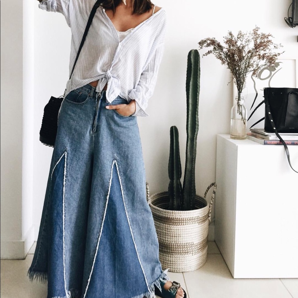 Zara denim pants